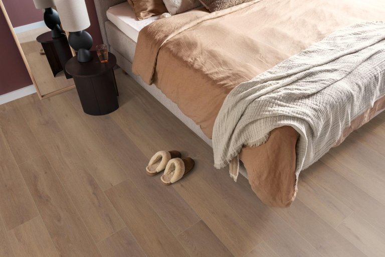 Laminaatvloer in slaapkamer - Vloerplus