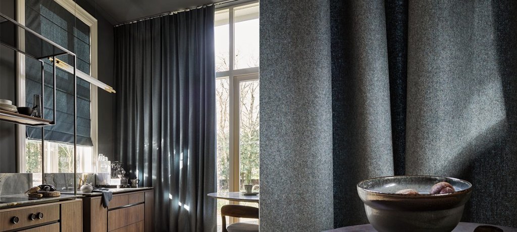 Gordijnen in een interieur